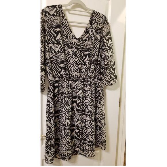 Speed Control New York Career Business V-Neck (Front & Back) Elastic Waist Sz 1X - Picture 2 of 7